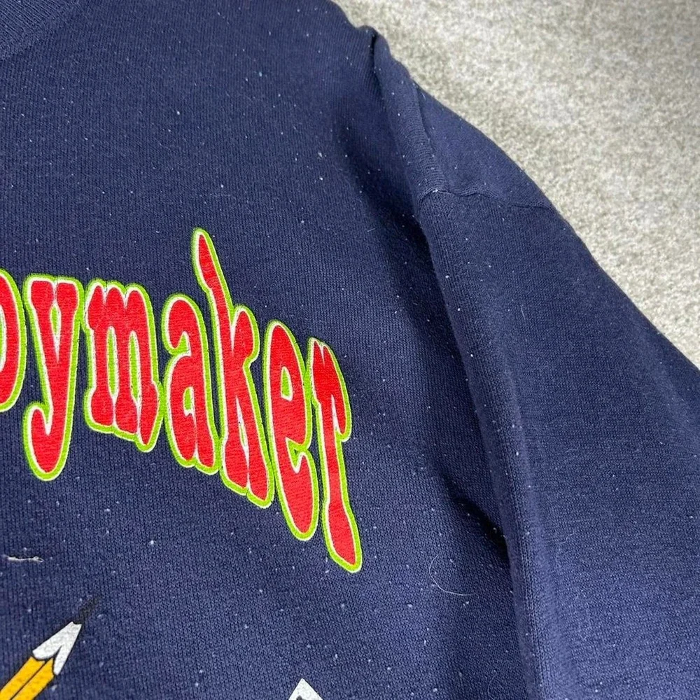 Vintage 1994 Looney Tunes Taz double sided jumbo Christmas crewneck Size XL